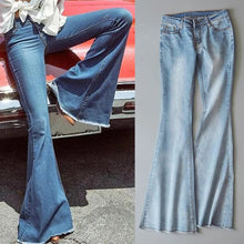 Load image into Gallery viewer, Bell Bottom Jeans : Meg
